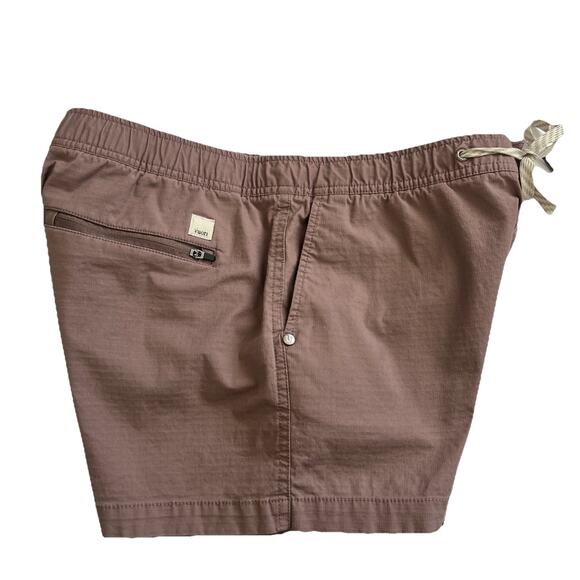 Vuori Ripstop Shorts Womens Medium Mauve Organic Cotton Pockets Outdoors Hiking - Picture 11 of 11